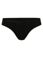 Majtki damskie - Calvin Klein Figi Kobiety czarny jednolity, S - miniaturka - grafika 1