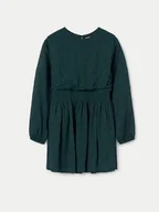 Sukienki i spódniczki dla dziewczynek - Mayoral Sukienka elegancka 7977 Zielony Regular Fit - miniaturka - grafika 1