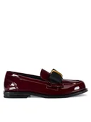 Mokasyny damskie - Gino Rossi Mokasyny SAVA-1797-23-2 Bordowy - miniaturka - grafika 1