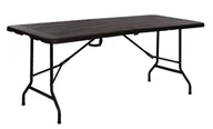 Stoły ogrodowe - Stół ogrodowy cateringowy Wood Catering 180x70cm antracyt Ote - miniaturka - grafika 1