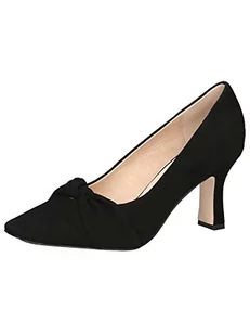 CAPRICE Damskie czółenka 9-9-22420-20, czarne zamsz, rozmiar 39, czarny zamsz, 39 eu - Czółenka - miniaturka - grafika 1