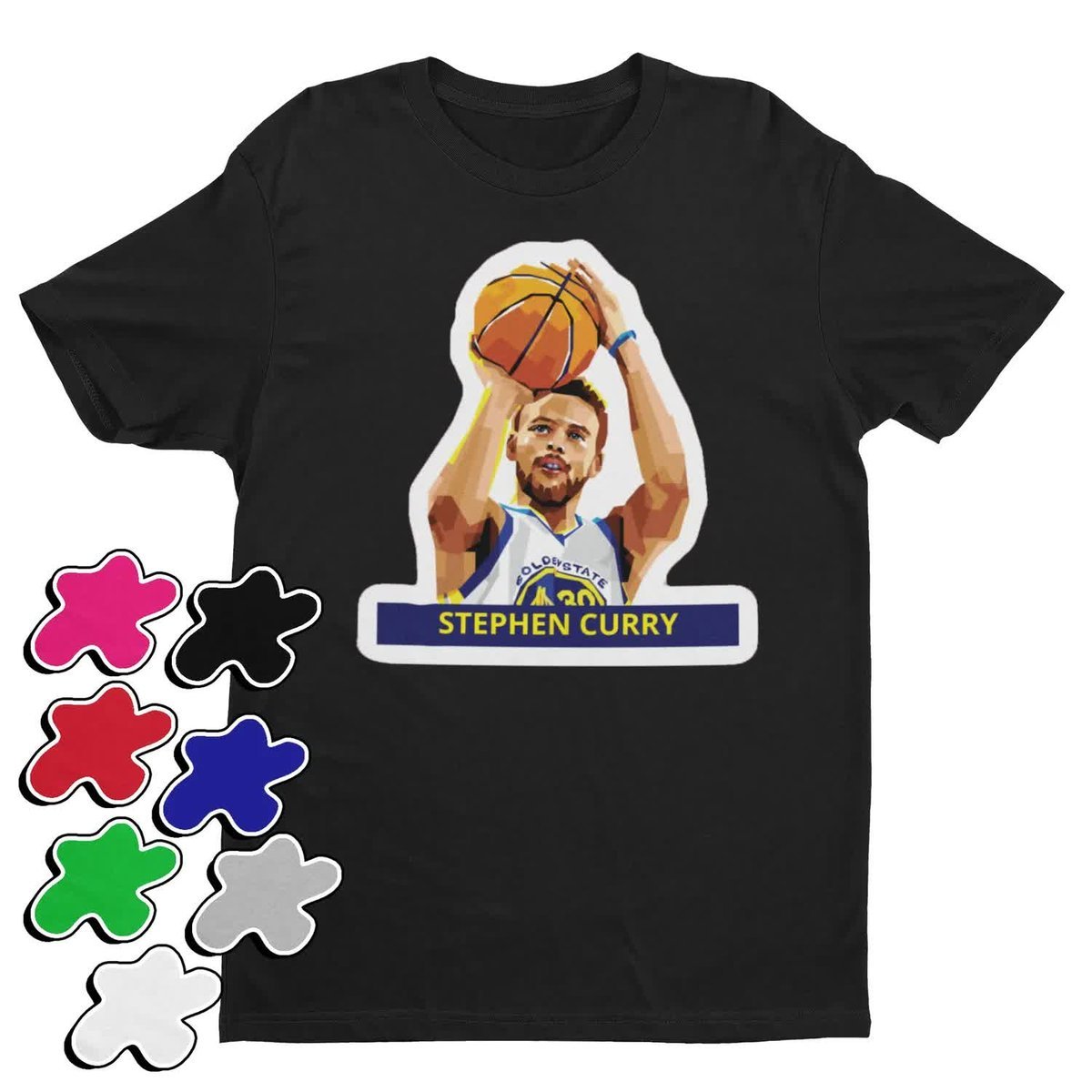 Koszulka Dziecięca Z Nadrukiem Golden State Wariors Curry Nba -M 134-146