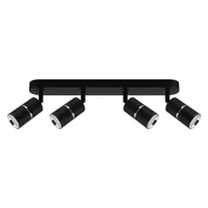 Lampy sufitowe - Sufitowa lampa do salonu DIOR SPT 4266 Ideus spoty metal chrom czarna - miniaturka - grafika 1