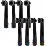 Końcówki do szczoteczek elektrycznych - 8x Końcówka zamienna Precision EB17-P czarne z węglem aktywnym DailyClean - miniaturka - grafika 1