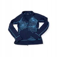 Bluzy damskie - Rozpinana bluza damska granatowa The North Face M - miniaturka - grafika 1