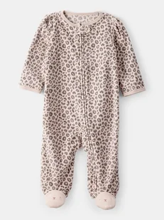 carter's Śpioszki polarowe w kolorze beżowym - Śpiochy dla niemowląt - miniaturka - grafika 1