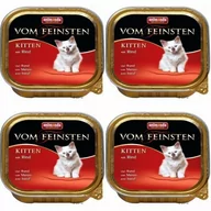 Mokra karma dla kotów - Animonda Vom Feinsten Kitten smak: z wołowiną 30 x 100g - miniaturka - grafika 1