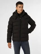 Kurtki męskie - G-Star RAW Męska kurtka pikowana Mężczyźni Sztuczne włókno czarny jednolity, XXL - miniaturka - grafika 1