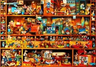 Puzzle - Bluebird Puzzle 4000 elementów. Półki pełne zabawek, Gabriel Gressie - miniaturka - grafika 1