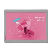 Systemy ekspozycyjne i znaki informacyjne - Metalowa nasuwana rama - Insert frame A3, srebrna, na szerokość - miniaturka - grafika 1