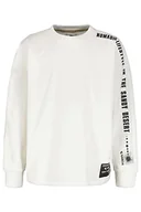 Bluzy dla chłopców - Garcia Kids Chłopięca bluza, off white, 128/134, Off White, 128 - miniaturka - grafika 1