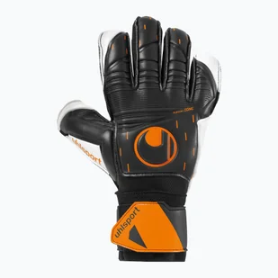 Rękawice bramkarskie uhlsport Speed Contact Soft Flex Frame czarno-białe 101126701 10 - Piłka nożna - miniaturka - grafika 1