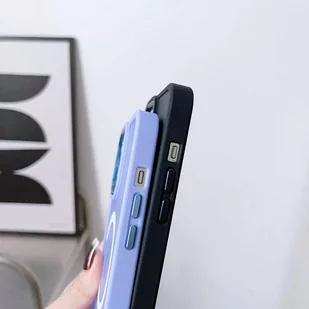Magnetyczne etui Color Matte Case do iPhone 15 - czarne - Etui i futerały do telefonów - miniaturka - grafika 2