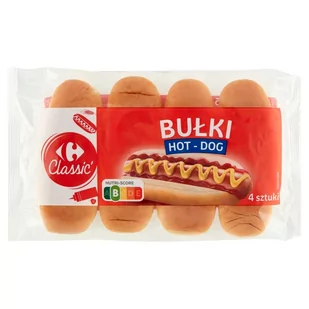 Carrefour Classic Bułki hot-dog 250 g (4 sztuki) - Inne pieczywo - miniaturka - grafika 1