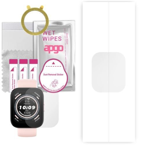 1x folia hydrożelowa ochronna do Amazfit BIP 5 - apgo Smartwatch Hydrogel Protection Ochrona na ekran smartwatcha