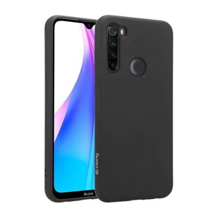 Crong Color Cover - Etui Xiaomi Redmi Note 8T (czarny) - Etui i futerały do telefonów - miniaturka - grafika 2