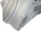 Pasmanteria - Zamek Pościelowy - Taśma Suwakowa 3 Mm (1Mb) Szary D133 - miniaturka - grafika 1