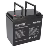 Baterie do zasilaczy awaryjnych UPS - HANIWINNER HD009-07 12.8V 54Ah LiFePO4 Lithium Battery Pack Backup Power, 691.2Wh Energy, 2000  Cycles, Built-in BMS - miniaturka - grafika 1