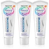 Pasty do zębów - Sensodyne Complete Protection Whitening wybielająca pasta do zębów 3x75 ml - miniaturka - grafika 1