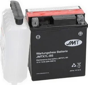 Akumulator bezobsługowy YTX7L-BS (WP7L-B) JMT - Akumulatory motocyklowe - miniaturka - grafika 1