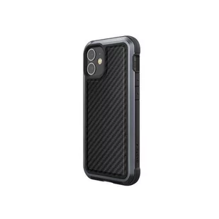 X-Doria Raptic Lux - Etui aluminiowe iPhone 12 Mini (Drop test 3m) (Black Carbon Fiber) - Etui i futerały do telefonów - miniaturka - grafika 1