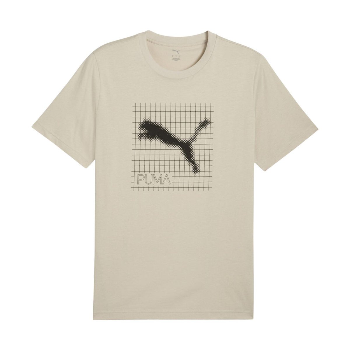 Koszulka męska PUMA TECH GRAPHIC TEE DESERT DUST XL