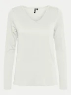 Koszulki i topy damskie - Pieces T-Shirt Billo 17151127 Biały Regular Fit - miniaturka - grafika 1