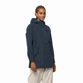 Kurtki męskie - Damska parka Jack Wolfskin DAKAR PARKA W night blue - M - miniaturka - grafika 1
