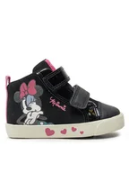 Buty dla dziewczynek - Geox Sneakersy B Kilwi Girl B46D5B 022HH C9289 M Czarny - miniaturka - grafika 1