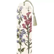 Zakładki do książek - Zakładka 144 ze wstążką Niebieskie kwiaty - miniaturka - grafika 1