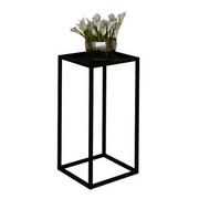 Kwietniki - Czarny stojak na kwiaty w stylu industrialnym - Shiner 4X - miniaturka - grafika 1
