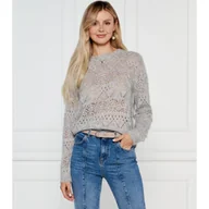 Swetry damskie - TWINSET Moherowy sweter | Relaxed fit - miniaturka - grafika 1