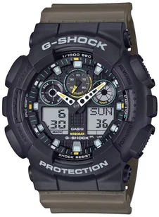 Zegarek Zegarek G-SHOCK GA-100TU-1A3ER G-SHOCK TWO TONE UTILITY COLOR - Zegarki męskie - miniaturka - grafika 1