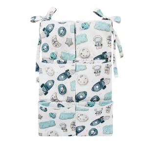 Bonjour Cherie Organizer Na Łóżeczko Kosmos 65X40Cm - Organizery na łóżeczko - miniaturka - grafika 1