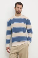 Swetry męskie - Pepe Jeans sweter bawełniany CHARLTON kolor beżowy  PM702451 - miniaturka - grafika 1