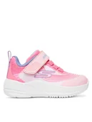 Buty dla dziewczynek - Skechers Sneakersy Microspec Advanc- 303575N/LTPL Różowy - miniaturka - grafika 1