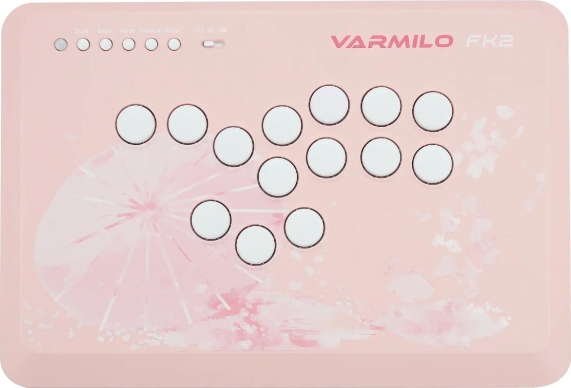 Varmilo FK2 Arcade Controller - Sakura A77A103H5A0A01A070