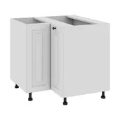 Meble kuchenne - Matera Szafka Dolna Narożna Dnw-90 Biały Mat - miniaturka - grafika 1