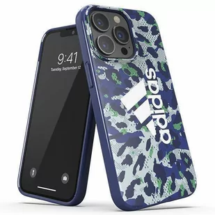 Adidas OR Snap Case Leopard iPhone 13/13 Pro 6,1" niebieski/blue 47260 - Etui i futerały do telefonów - miniaturka - grafika 1