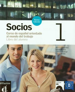 Socios 1. Podręcznik - Gonzalez Marisa, Martin Felipe, Rodrigo Conchi - Książki do nauki języka hiszpańskiego - miniaturka - grafika 1