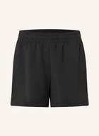 Spodenki damskie - Adidas Szorty Dresowe Soft Lux Loose schwarz - miniaturka - grafika 1