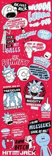 GBeye Rick and Morty Cytaty - plakat z serialu 53x158 (DP0551) - Plakaty - miniaturka - grafika 1