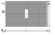 Akcesoria do klimatyzacji i ogrzewania - Skraplacz, klimatyzacja NRF 350462 - miniaturka - grafika 1