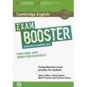 Książki do nauki języka angielskiego - Cambridge English Exam Booster for First and First for Schools with Audio Comprehensive Exam Practice for Students - Helen Chilton, Dignen Sheila, Fo - miniaturka - grafika 1