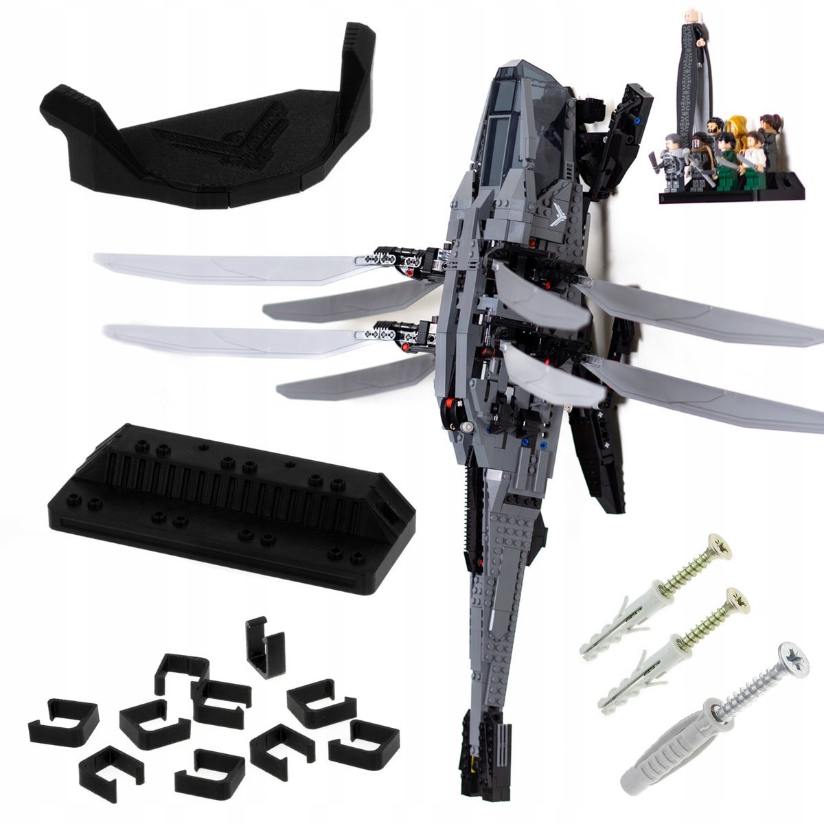 Diuna Atreides Royal Ornithopter 10327 - Uchwyt na ścianę wieszak na LEGO