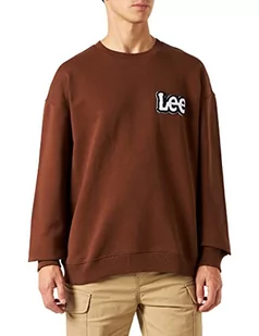 Lee Luźna bluza męska SWS, Light Umber, XL - Bluzy męskie - miniaturka - grafika 1