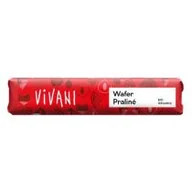 Batoniki - Vivani Baton z mlecznej czekolady z nadzieniem nugatowym z kawałkami wafelków 40 g Bio - miniaturka - grafika 1