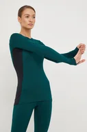Bielizna sportowa damska - Burton longsleeve funkcyjny kolor zielony - miniaturka - grafika 1