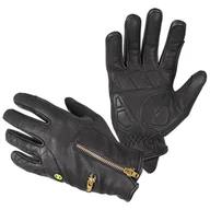 Rękawice motocyklowe - W-TEC Damskie skórzane rękawice motocyklowe W-TEC Perchta, Czarny, L 20511-L - miniaturka - grafika 1