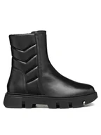 Półbuty damskie - Geox Loafersy Vilde D46UAF 0TUBC C9999 Khaki - miniaturka - grafika 1